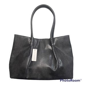 Lulu Dharma Grey Croc Cinch Tote